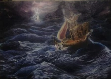 Original Hand painted  Oil on Canvas