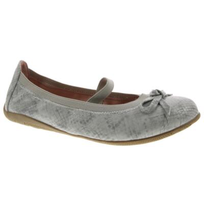 Indigo 422 348 Mädchen Ballerina Riemchen Reptilienmuster metallic Gr.31-39