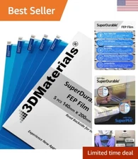 SuperDurable FEP Film - 140mm x 200mm - 5 Sheets - x5 Stronger - Made in Korea