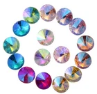 100PCS Mixed Colors AB RIVOLI Fancy Glass Stones (8 Colors) #95620