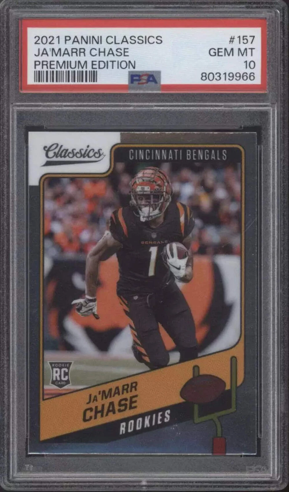 JaMarr Chase Panini Classics #157 Premium Edition