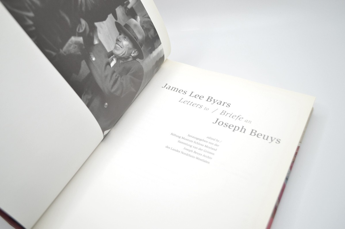 Letters to Joseph Beuys by James Lee Byars, 2000, HC/DJ, Like New