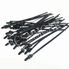 160Pcs Car Line Cable Ties Zip Wrap Push Wire Organizers Pipe Harness Fastener