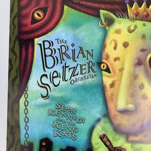 Brian Setzer Orchestra King Kats Fillmore San Francisco 2000 Konzertflyer 13x19 - Bild 3 von 13