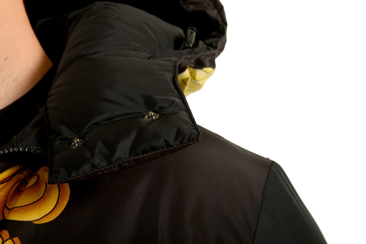 Versace Men's Barocco Reversible Hooded Full Zip Parka Versace Men's Barocco Reversible Hooded Full Zip Parka