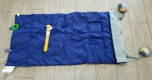 Infantino Shopping Cart Cover and play mat - blue/green/yellow/4 toys/1 mirror - Picture 6 of 7
