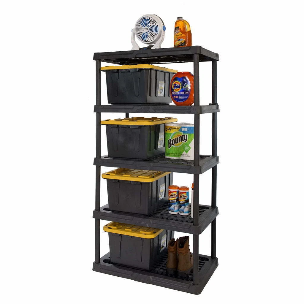 Project Source Commander Plastic Heavy Duty 5Tier Utility, 45 OFF