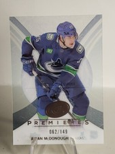 AIDAN MCDONOUGH 2023-24 UPPER DECK ICE PREMIERES ROOKIE /149 CANUCKS RC
