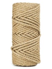 100 Feet 5mm Jute Twine Heavy Duty Jute Rope Natural Hemp Rope for DIY Arts C...