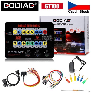 GODIAG GT100 Auto OBD2 Diagnostic Programming tool Breakout Box ECU Connector