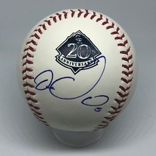 Carlos Gonzalez signed Rawlings Rockies 20th Anniversary Baseball JSA A488