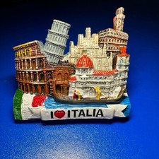 Italy Cultural Landscapes Combine Fridge Magnet Sticker Home Decor Souvenir Gift