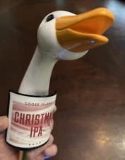 Goose Island Christmas IPA Beer Tap Handle 