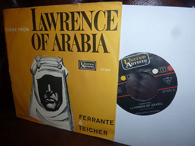 Ferrante & Teicher, Lawrence of Arabia, OST, German UA 67047, 1964, 7''