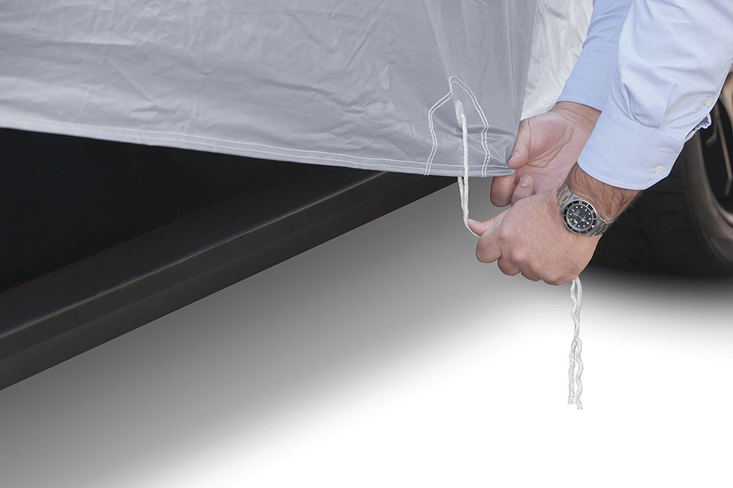 Heavy Duty Large Waterproof Car Cover Rain Snow UV Full Protection