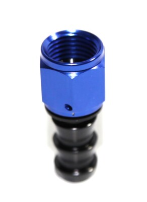 SYKRSS 6AN 90 Degree Push Lock Hose End Fitting Aluminum Female Swivel To Push Lock Barb Type Fitting For Rubber Fuel Line - Foto 2