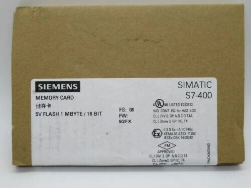 New Siemens 6ES7952-1KK00-0AA0 6ES7 952-1KK00-0AA0 memory card for S7-400 - Photo 3/3