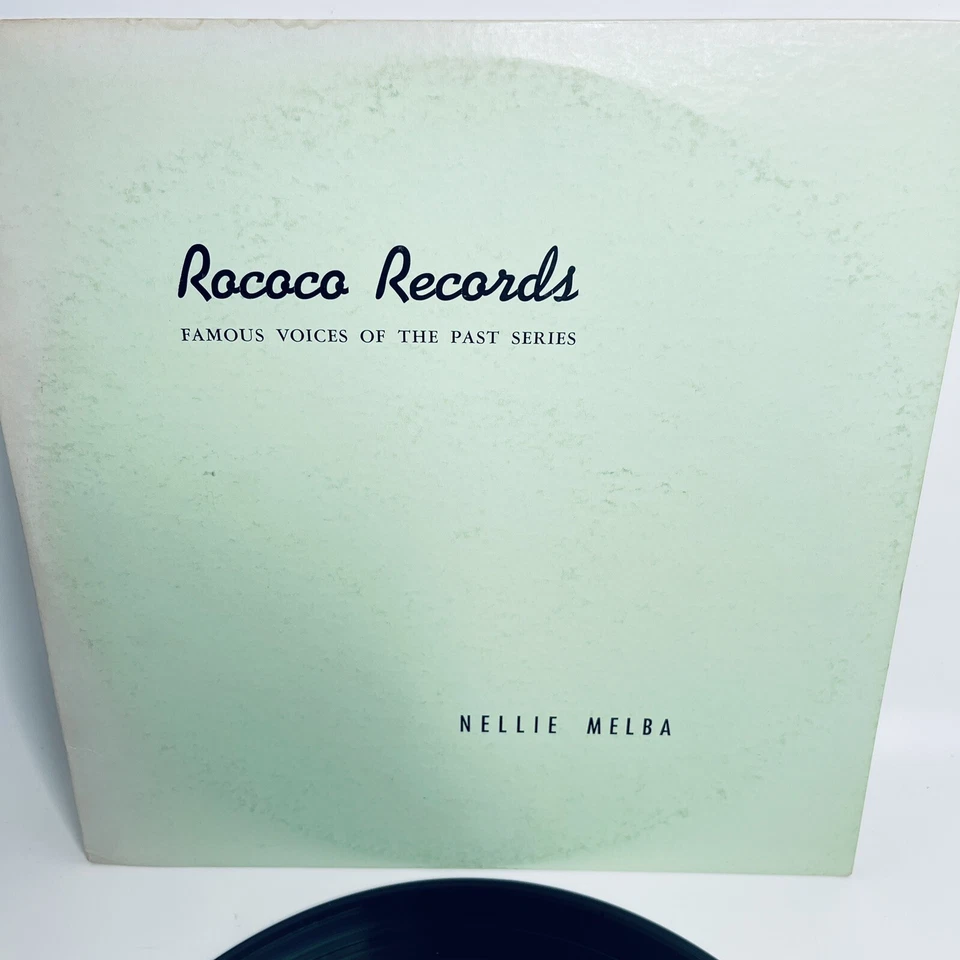 Nellie Melba Famous Voices of the Past Series J-114 No 5 LP RARE OPERA historic - Image 2 of 4