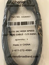 AMPERNO BS Elite IRC High Speed HDMI Mini Cable 1.5 Meter Part # 1026957