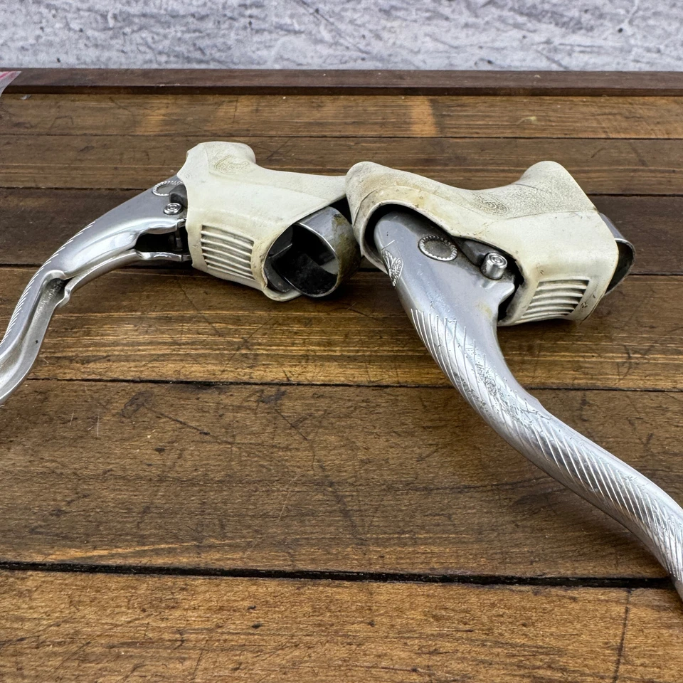 复古 Campagnolo 制动杆套装 Athena C-Record Era 白色 Campy White — 第 4/4 张图片