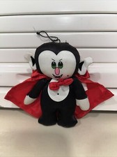 RUSS BERRIE 4" COUNT DRACULA PLUSH SATIN DOLL HALLOWEEN