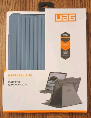 UAG iPad Pro 12.9'' Case (7th Gen, 2024, M4) Adjustable, Metropolis SE Cloud Blue