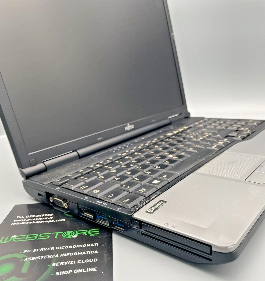 FUJITSU NOTEBOOK E752 i5-3230M 4GB RAM 128GB SSD 15,6" HD WINDOWS 10 GARANZIA - Immagine 2 di 4