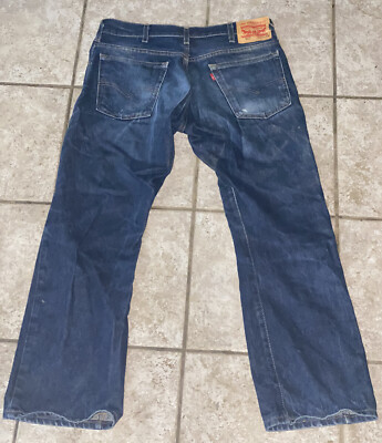 Levi's Mens 517 Bootcut Jeans Size 33 x 32 Blue Wash Actual