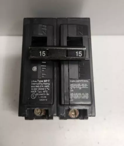 NEW OLD STOCK! MURRAY 15A 120/240V 2-POLE MP-T TYPE CIRCUIT BREAKER MP215