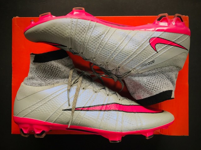 nike mercurial pink grey