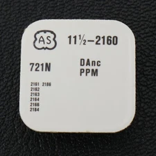 AS 2160 Balance Complete Watch Part #721 New Old Stock Watchmaker (C17D11)