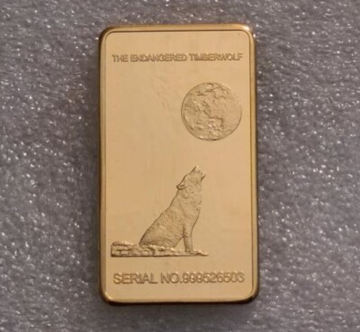 YOSEMITE GOLD ヨセミテ ゴールド 金 1 Troy Ounce Yosemite Park /Timber Wolf -.999 Fine 24k Gold Plated