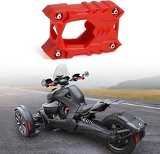 CPOWACE Key Shell Ignition Key Cover Holder For Can-Am Ryker/Outlander Red