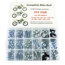 Fairing Body Frame Exhaust Bolts Fit For Kawasaki KX125 KX250 KX400 KX420 KX500