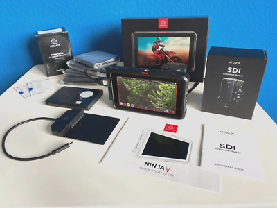 Atomos Ninja V Pro Kit, 4Kp60 HDR Monitor/Rekorder, SDI Modul, 2 SSDs m. Docking
