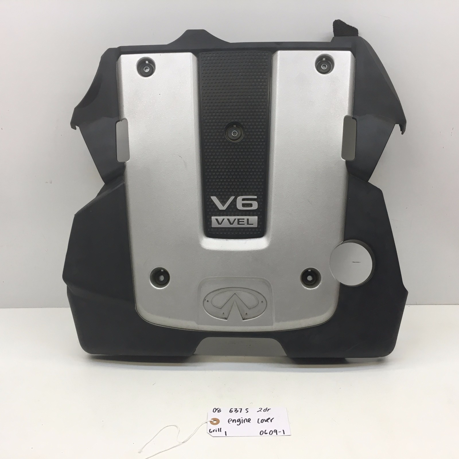 20082013 Infiniti G37 Engine Cover Plastic Trim Shield OEM Missing