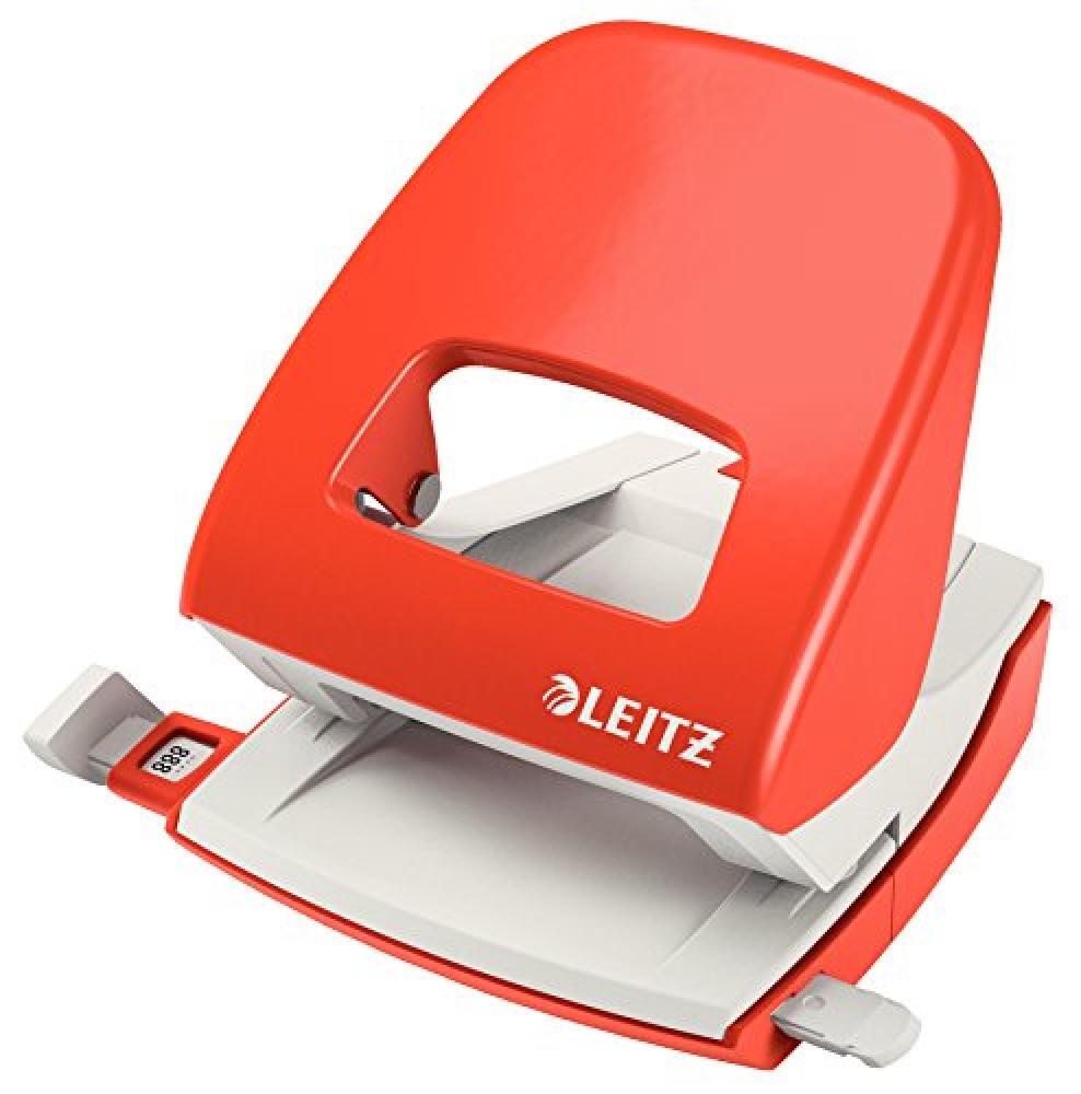 LEITZ 5008 perforatore NeXXt Series - 2 fori - 30 fg - Rosso chiaro - 50080020 -