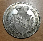 SWITZERLAND BERN SILVER MEDAL (ABOUT 1820) "CULTURA MITESCIT" HIGH GRADE 31 mm