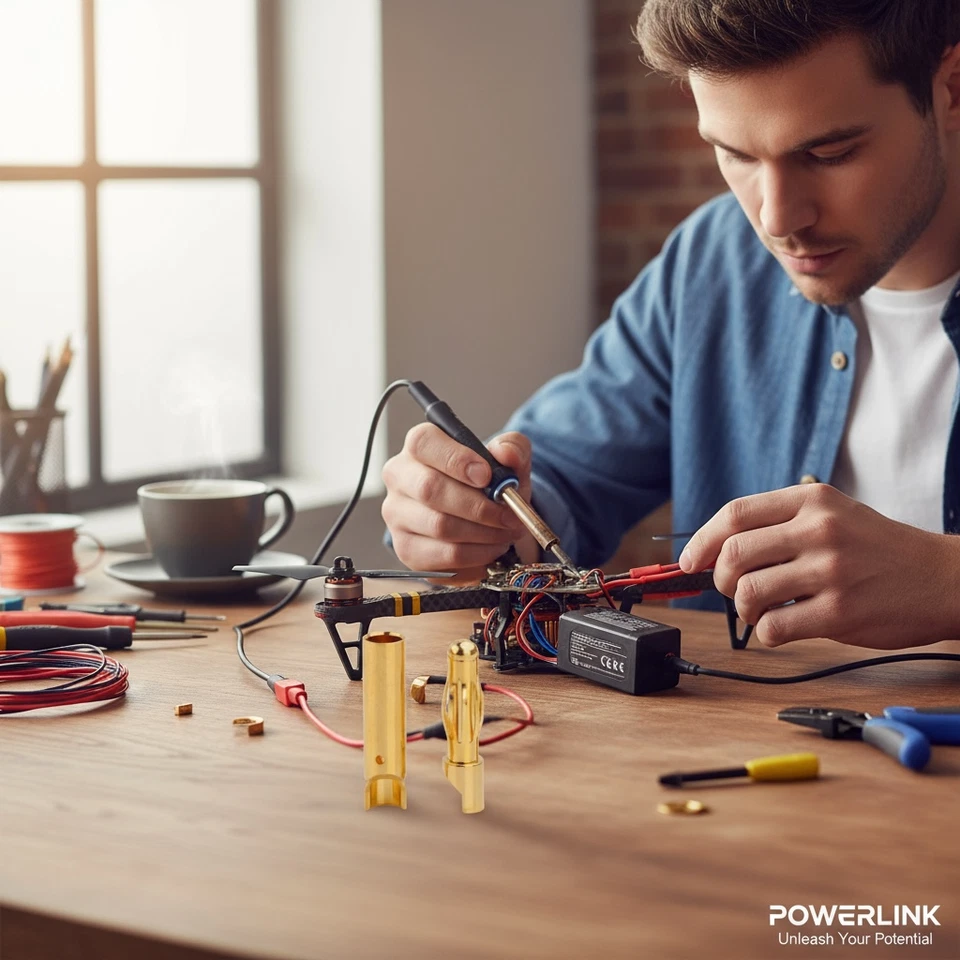 4mm Stecker Buchse Goldstecker mit Lötkelch Lipo Motor ESC Bananenstecker 4,0mm - Bild 3 von 4