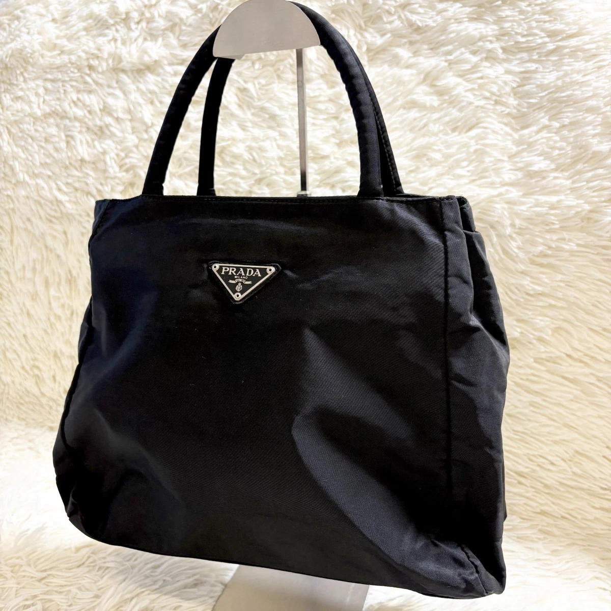 PRADA Tessuto Nylon Exterior Tote Bags & Handbags for Women for