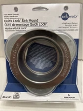 Insinkerator Quick Lock Sink Mount WLM-00, SS , Food Waste Desposer