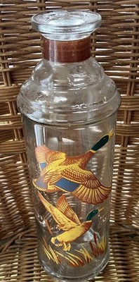 Vintage 1960's Cabin Still Stitzel Weller Mallard Liquor Decanter / Missing Top