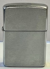 Vintage 1973 Zippo Chrome Lighter Bradford PA Made In USA Brushed Chrome Finish