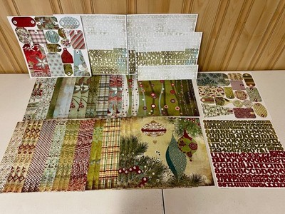 Basic Grey Fruitcake & Dasher Collections 42 Sheets 12''x12'',  Alpha, Tags - READ