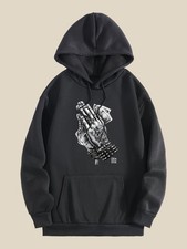 Womens Festive Christmas Snowman Print Kangaroo Pocket Hoodie