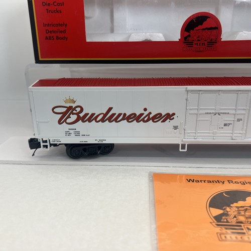 MTH Premier 20-94127 Anheuser Busch Budweiser 60’ Beer Reefer O NEW #562008 - Picture 9 of 15