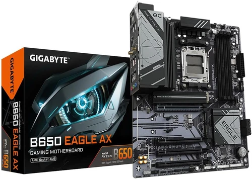B650 EAGLE AX Motherboard - Supports AMD Ryzen 7000 Cpus, 12+2+2 Phases Digital 