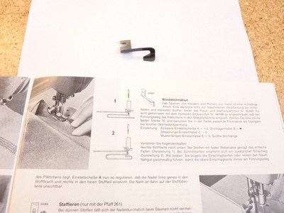 Pfaff Blindstich Nähfuß 46669, 80, 90, 91, 130, 230, 332, 260, 262, 360