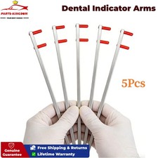 5PCS Dental X-Ray Indicator Arms Bite Wing Red Metal Positioning Indicator, New