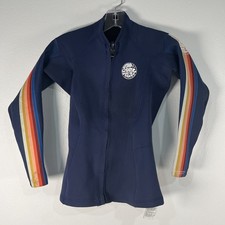 Rip Curl Women's MOONTIDE Zip Thru Long Sleeve Rash Guard Size XS / S 